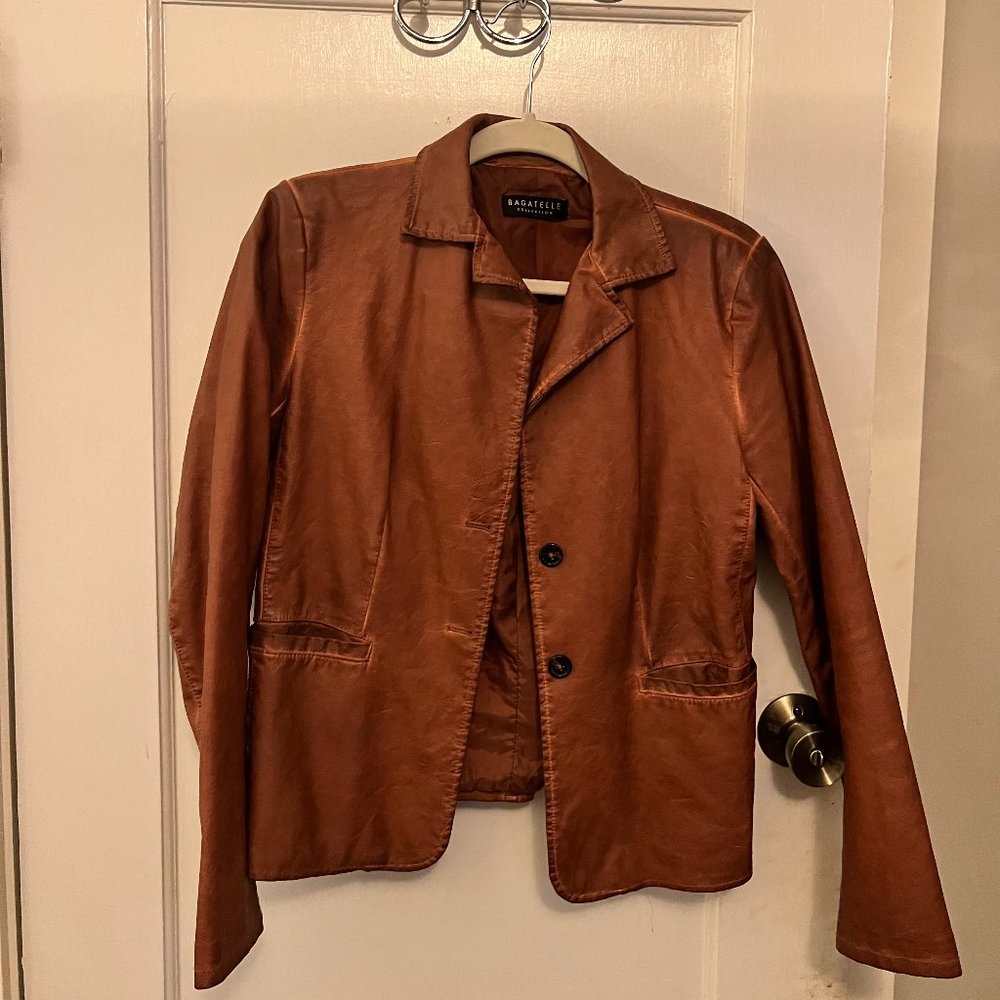 Bagatelle Faux Tan Leather Jacket